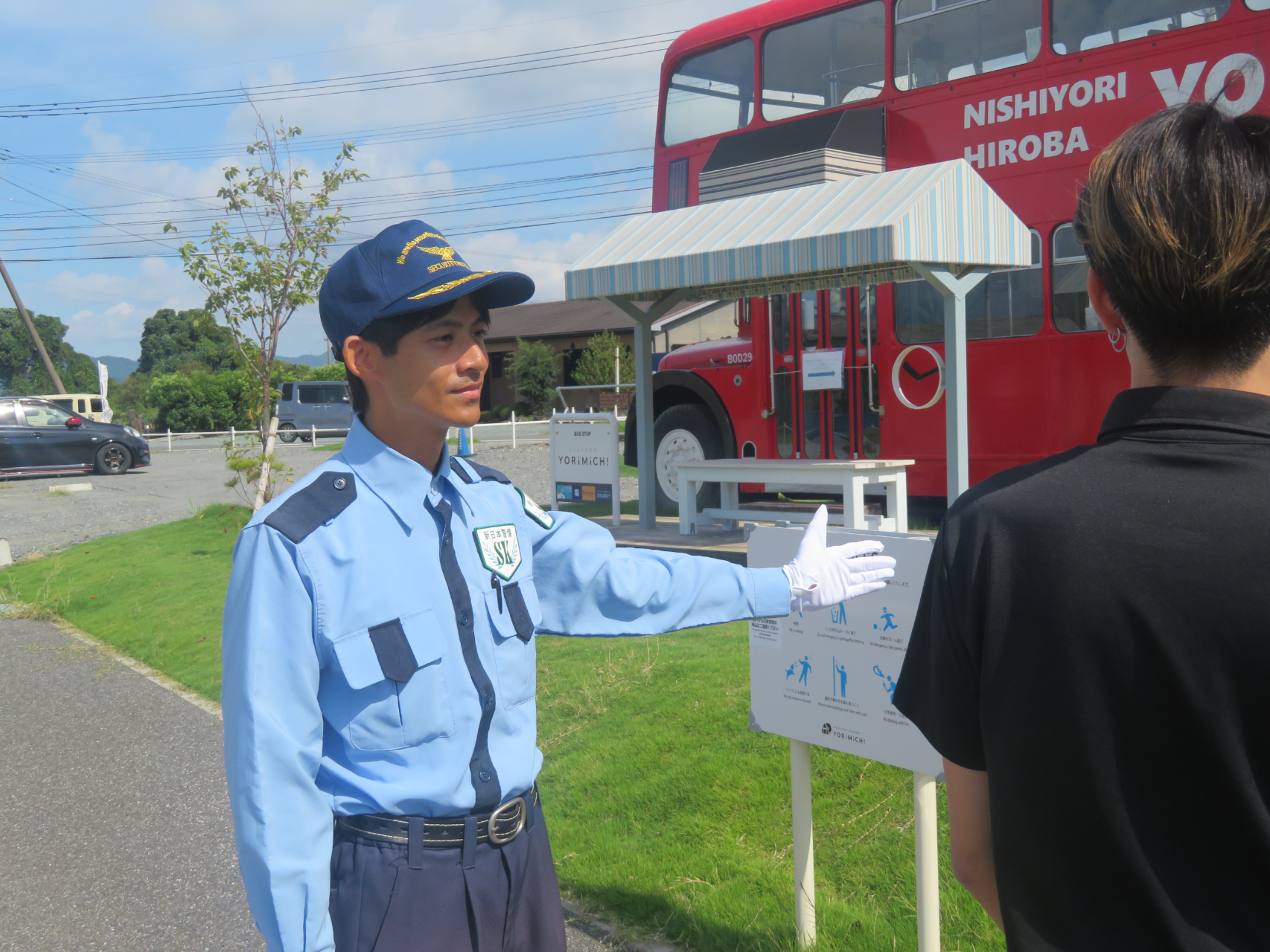 イメージ: 駐車場警備