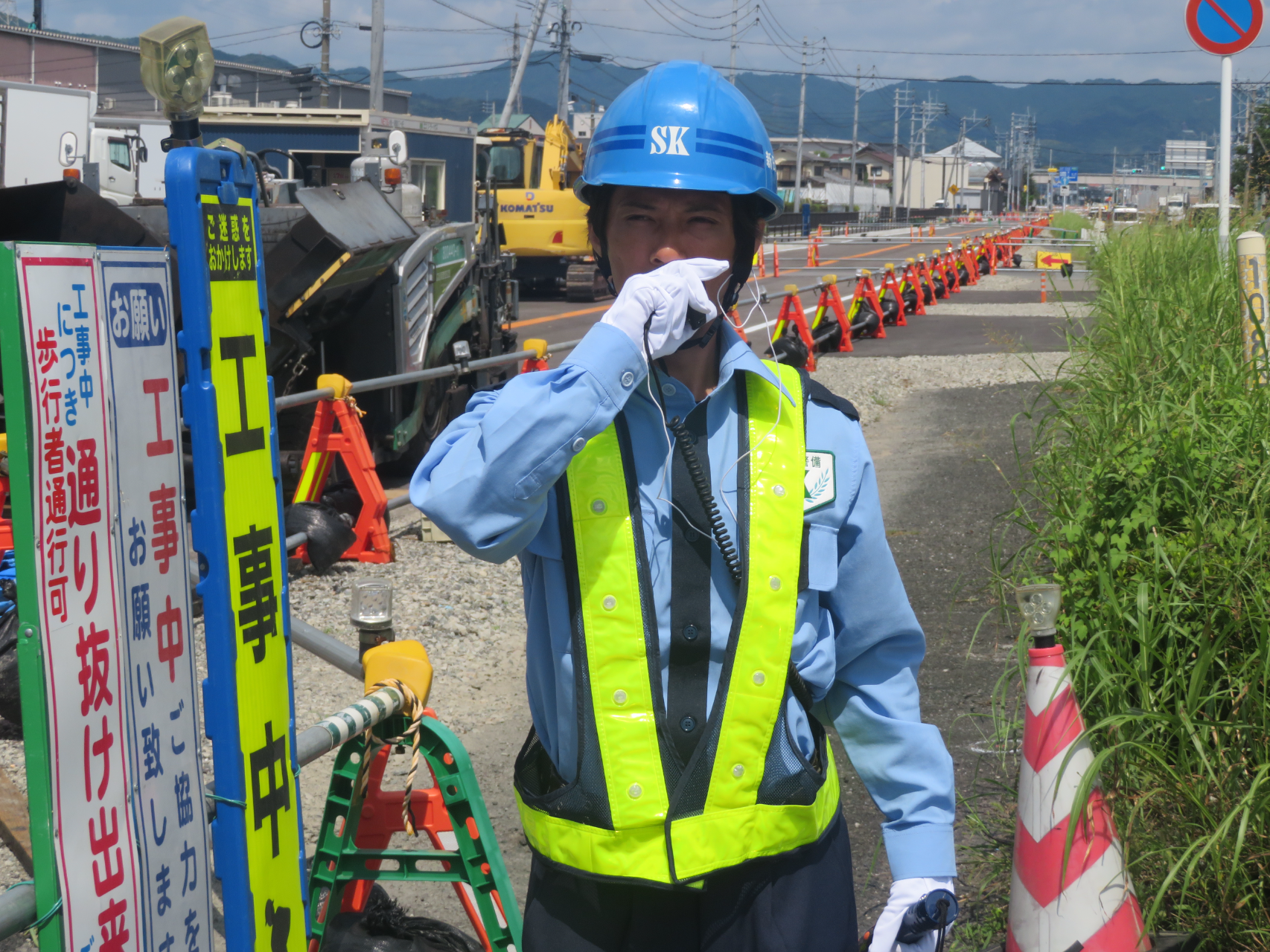 イメージ: 交通誘導警備