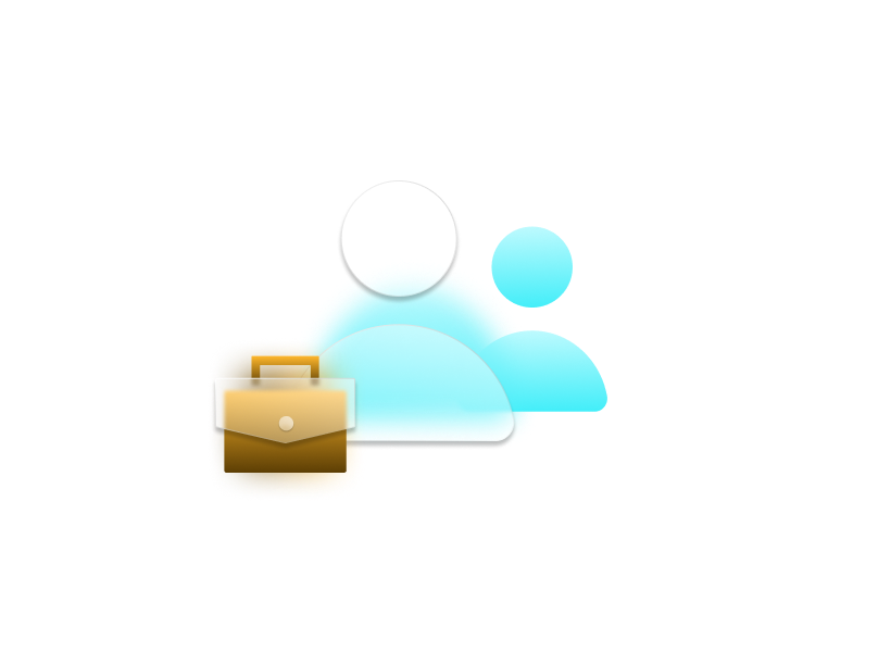 イメージ： 背中を守る上司