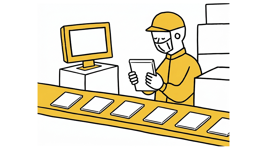 イメージ： コツコツと作業をする仕事が好きな方