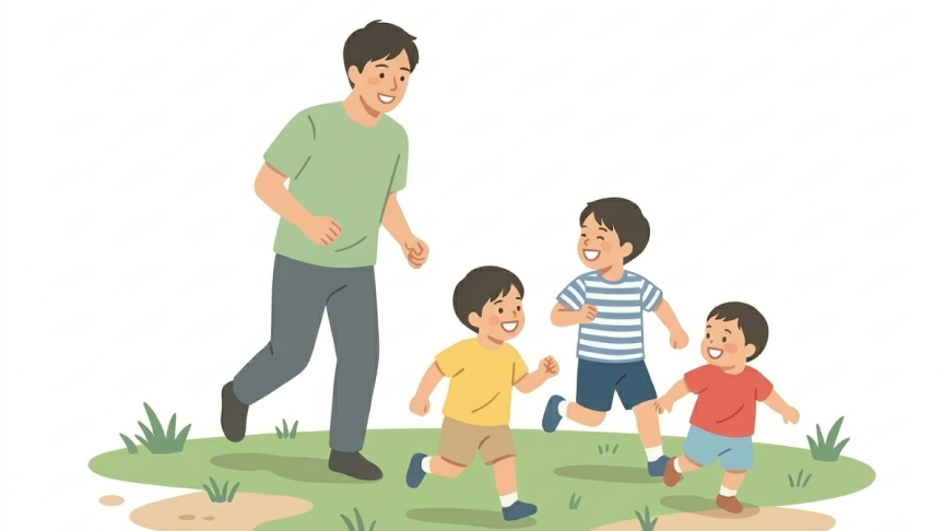 イメージ： 明るく、体を動かすことが好きな方